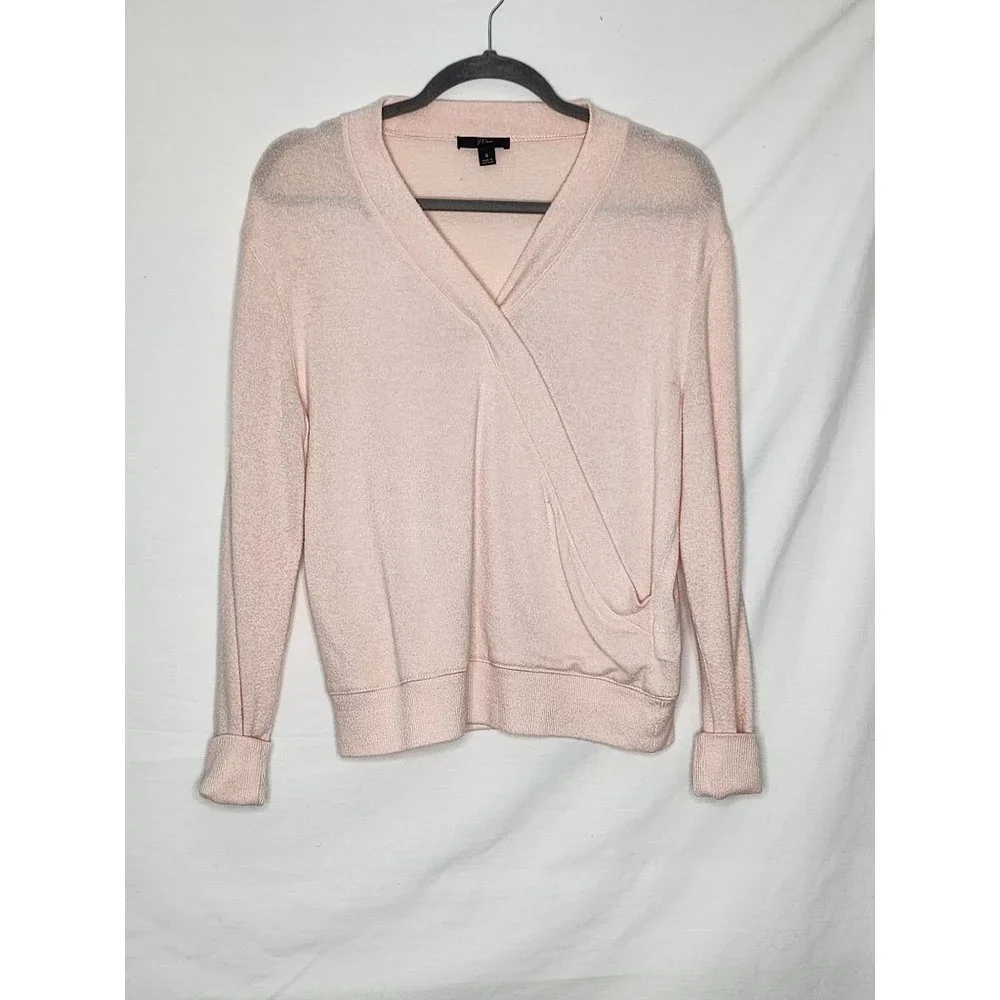 J. Crew Womens Peach Cross Body Sweater Sz Small - Slight Flaw On Left‎ Sleeve